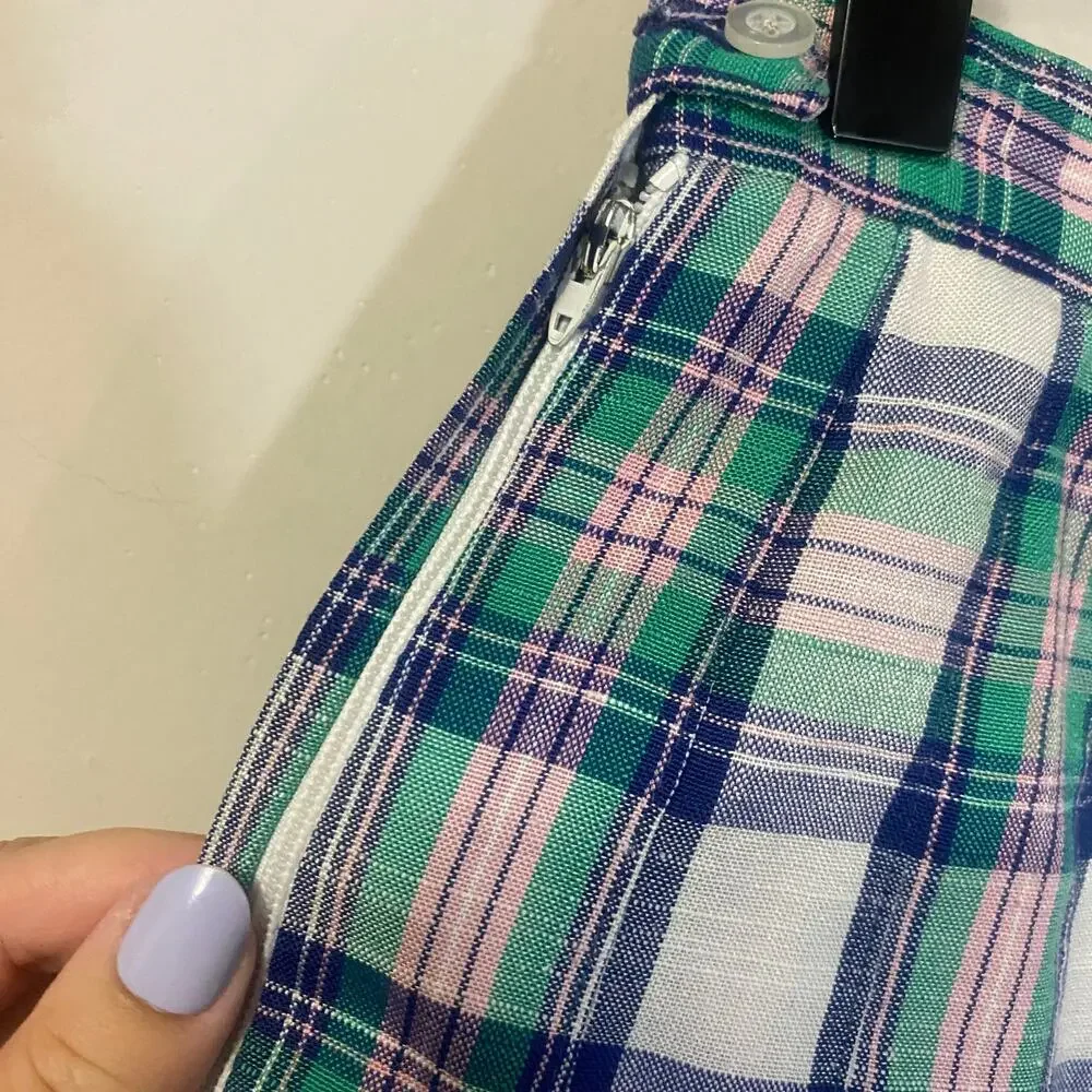Pendleton Country Sophisticates Checked Plaid Vintage A-Line Midi Skirt Sz 6-8*